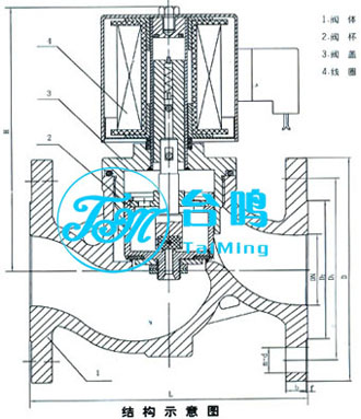 ZBSF全不锈钢电磁阀外形结构图