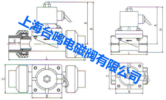 UPVC塑料电磁水阀